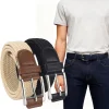 Ceinture tressée Simple pour hommes, tendance, sport de plein air, accessoires pour vêtements décontractés, vente en gros