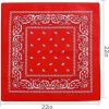bohème imprimé bandana paisley motif bandeaux hiphop foulard extérieur unisexe bandeau poignet enveloppes masque facial mouchoir