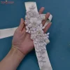 TOPQUEEN élégant ceinture de mariée perle perlée fleur Applique accessoires ceinture de mariage ceinture de luxe robe taille décoration S484