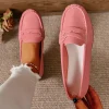 femmes chaussures plates confortable léger mode mocassins chauds printemps et automne baskets décontractées peu profondes chaussures de plein air pour les femmes