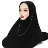 nouvelle chaîne instantanée prête à porter hijab maillot de sport extensible hijab femmes musulmanes foulards malaisie chapeaux casquettes