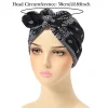 nouveau nœud femmes foulard turban prêt à porter intérieur hijabs femme musulman hijab casquettes inde wrap turbante mujer