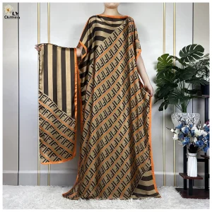 Abayas musulmanes avec ceinture pour femmes, robe africaine maxi, robe de soirée élégante, turban doux imprimé, nouvelle mode, 2023