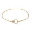 jogold ceinture ronde en métal pour femme, artificiel astique et extensible, cercle coréen