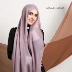 175*70CM plus doux Modal Viscose simple point mince bord écharpe Hijab couleur unie foulard Premium rayonne châle pour femme musulmane