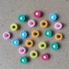 h3ca 20 / 30pcs flower puss pins pour planche liège decorative thumb tacks drawing épingles