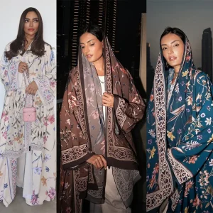 Cardigan ouvert musulman imprimé à la mode, Robe longue, Abaya conservatrice du moyen-orient, ensemble avec écharpe, Robe longue élégante en Polyester