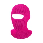 Homme écharpe col chapeau Protection des oreilles Skullies cagoule masque tricoté chapeaux femmes casquette d&rsquo;hiver hommes bonnets chapeau couverture complète du visage