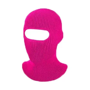 Homme écharpe col chapeau Protection des oreilles Skullies cagoule masque tricoté chapeaux femmes casquette d&rsquo;hiver hommes bonnets chapeau couverture complète du visage