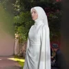 robe musulmane corset élégante pour femmes, robe arabe du moyen orient, robe modeste islamique, cape de célébrité luxueuse, robe abaya fluide