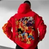one piece 2025 tendance explosion japonais animation sweat à capuche coton sport décontracté polyvalent automne et hiver hommes femmes sweats à capuche