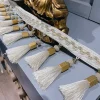 ceinture de danse du ventre pour femme, vêtements jopractice, écharpe de hanche à pampilles perlées manuelles, accessoires de performance de danse financière, nouveau