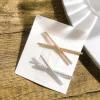 pinces à cheveux en métal strass brillant pour femmes, épingles à cheveux simples de couleur or argent, accessoires pour cheveux de filles, bijoux