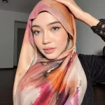 Écharpe élégante de Style ethnique Floral, longue foulard aquarelle, imprimé écossais fin, écharpe Hijab quotidienne