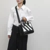 sac fourre tout en cuir pour femmes de qualité supérieure sac à main de créateur spacieux avec sangle réglable et matériel métallique vintage