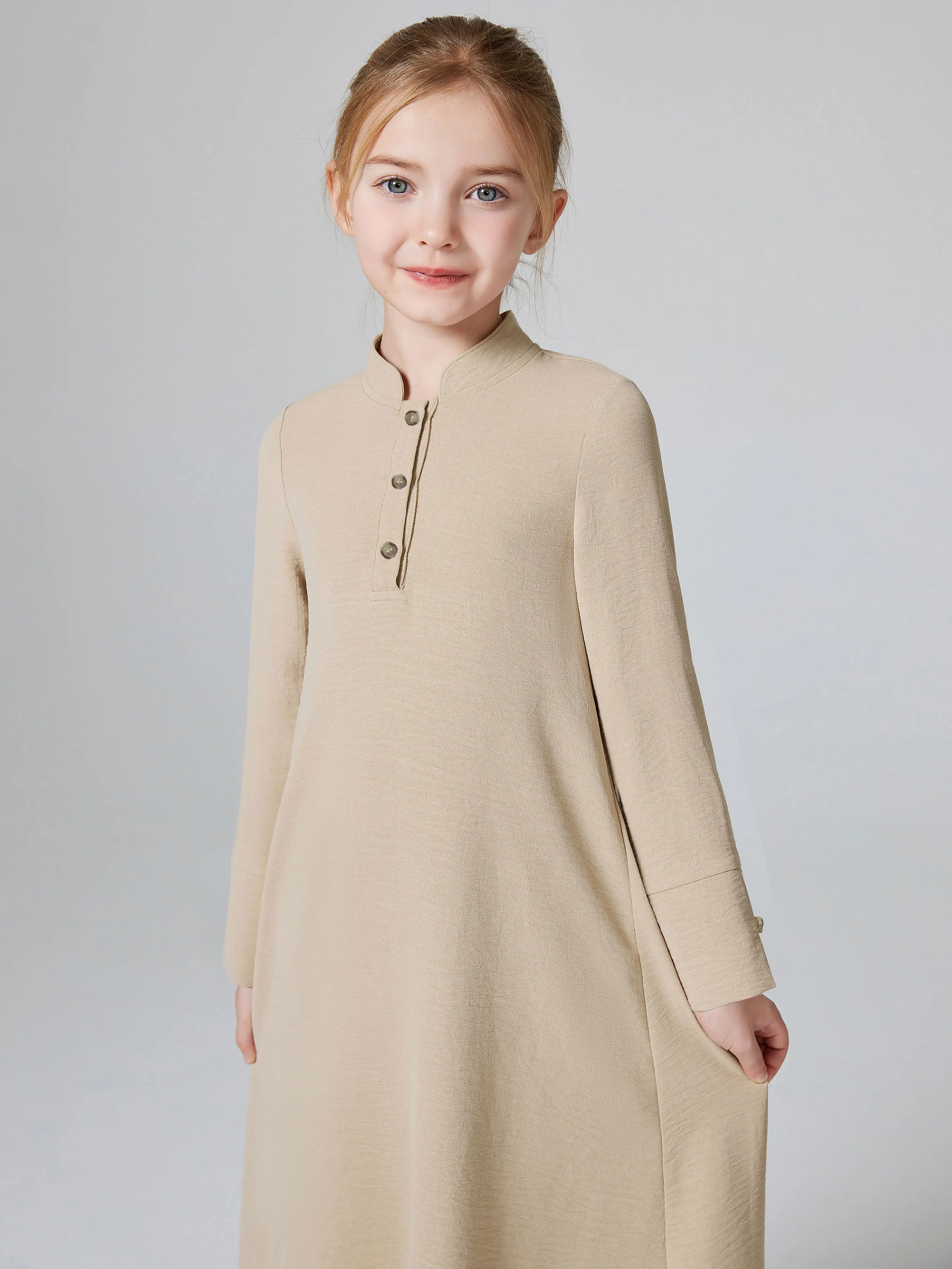 Abaya Ramadan Kebaya filles 2 pièces tenues musulmanes, robe à manches longues + ensemble Hijab, enfants Abayas filles dubaï Khimar