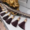 ceinture de danse du ventre pour femme, vêtements jopractice, écharpe de hanche à pampilles perlées manuelles, accessoires de performance de danse financière, nouveau