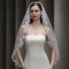 voile de mariée en dentelle blanche pour femmes et filles, accessoires de cheveux, bijoux, cuir chevelu, mariée, soirée, robe de soirée, cadeaux
