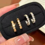 Bijoux fins en argent sterling 925, bijoux de travail quotidien pour femmes. Bijoux de fête tendance au Design Hexagonal élégant, cadeau de vacances