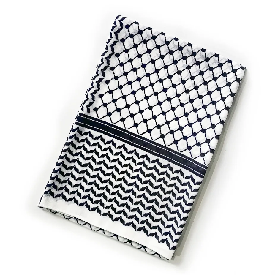 Écharpe hijab en jersey imprimé à carreaux de luxe, châle musulman long, uni, doux, turban, cravate, bandeau africain pour femmes, 70x180cm