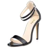 Femmes sandales Stiletto été classique Sexy pompes bout ouvert bride à la cheville talon robe élégante chaussures de fête de mariage pompes talons hauts