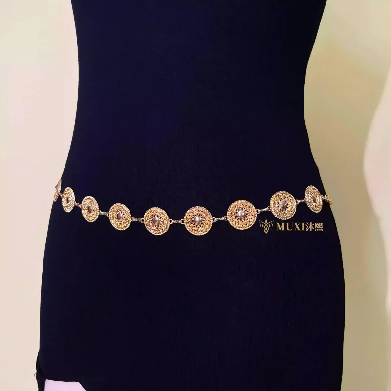 Ceinture de danse du ventre personnalisée, Vintage égyptien, pièce d'or, chaîne de taille, accessoires, vêtements de danse exotiques, serviette de hanche, Costume de danseuse du ventre