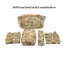 sac de taille extérieur, ensemble de ceintures tactiques, sac d'accessoires de ceinture molle multifonctionnel, joint de taille combiné