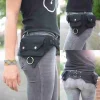 sac de taille médiéval pour femme, ceinture de hanche steampunk, poudres, pack de sport de plein air rétro, sac de rangement multifonctionnel pour l'extérieur