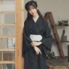 robe kimono traditionnelle japonaise pour fille, imprimé floral, sakura asiatique, indépendance, style japonais, nouveau