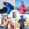 turban multi usages pour hommes et femmes, écharpe d'équitation, bandana de cyclisme, couvre cou, crème solaire, glace, pêche en plein air, randonnée, vêtements de sauna, masque