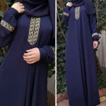 Femme musulmane Abaya vêtements islamiques Abaya dubaï turc Indoneisa Islam Style National imprimé jupe longue ample femme décontracté Abaya