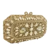 boutique de fgg élégant bling femmes or cristal pochette sacs de soirée fête de mariage strass boîte sacs à main minaudiere sac à main