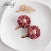 pinces à cheveux bb à fleurs, épingle, couvre chef pour bébés enfants filles, accessoires pour cheveux, 2 pièces/ensemble