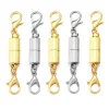 5 ensembles/lot fermoirs magnétiques pour la fabrication de bijoux bracelet à bricoler soi même collier fermoir magnétique connecteur boucle attaches accessoires