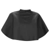 cape de salon de coiffure imperméable, couverture de coupe de cheveux courts, tablier de coiffure réglable, équipement de salon, cape de barbier noire pour salon de maison