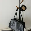 sac fourre tout en cuir pour femmes, tendance 2025, simple, grande capacité, sac à bandoulière latéral, sacs à main et nouveau sac pour femmes