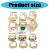 e21f Élégant zircone cucone ring ajusté set set fashion fashion bijoux mode pour les femmes portez des bijoux en or quotidien