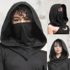 chapeau à capuche écharpe cagoule à capuche masque anti gouttelette chapeau médiéval