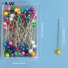 eajai épingles à coudre boule de verre épingles à quilting bricolage tête perle broche point aiguilles à tricoter bricolage broderie couture outils de positionnement