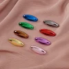 Épingles pour écharpe, couleur unie, ellipse, broche de sécurité en plastique, aiguilles pour hijab musulman pour femmes, épingles élégantes pour accessoires hijab, 8 pièces