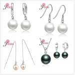 Boucles d&rsquo;Oreilles Pendantes Élégantes en Argent Sterling 925 pour Femme et Fille, Bijoux de ix