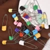 Épingles à couches en plastique pour coudre bébé, broches de verrouillage de sécurité pour quilting, marqueurs de point ogo, 50 pièces, 1/4/5 cm