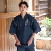 ensemble de détente d'été kimono japonais pour hommes, pyjamas pour hommes, ensembles de vêtements de nuit yukata, version cosplay photo