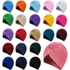 femmes noeud extensible turban chapeau musulman islamique intérieur hijab casquettes foulard bonnet cheveux élastique bandeau turban