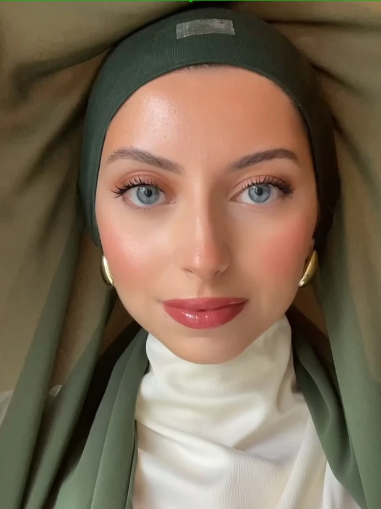 dernière tendance hijab bande accessoires hijab auvent shaper bande double face écharpe bandes pour femmes musulmanes hijab bande