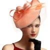 chapeau fascinateur en tissu satiné de luxe pour femmes, chapeau d'église, courses ascot, derby, fête à thème, bandeau de mariée, offre spéciale