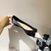 mocassins plats chaussures pour femmes 2025 bout pointu plat bureau avec nœud dames chaussures d'été vacances e a social confortable l