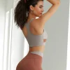 ensemble de yoga deux pièces pour femme, tenue trempée de sport, leggings de gymnastique avec soutien gorge et pantalon, short de soutien gorge de sport, vêtements de fitness, ensemble d'entraînement