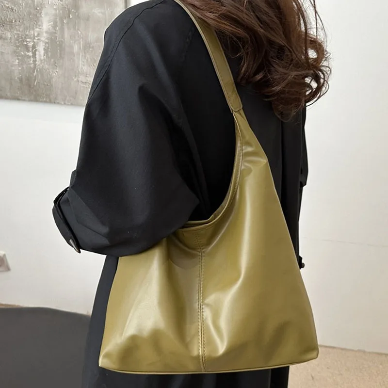 Nouveau sac fourre-tout main grande capacité femmes sac Simple rétro sac à main minimaliste Pack connaissement sacs à bandoulière seau fourre-tout sac à main