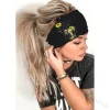 hijab yoga bandeau imprimé bandeau élastique évacuant la sueur cheveux sport bandeau